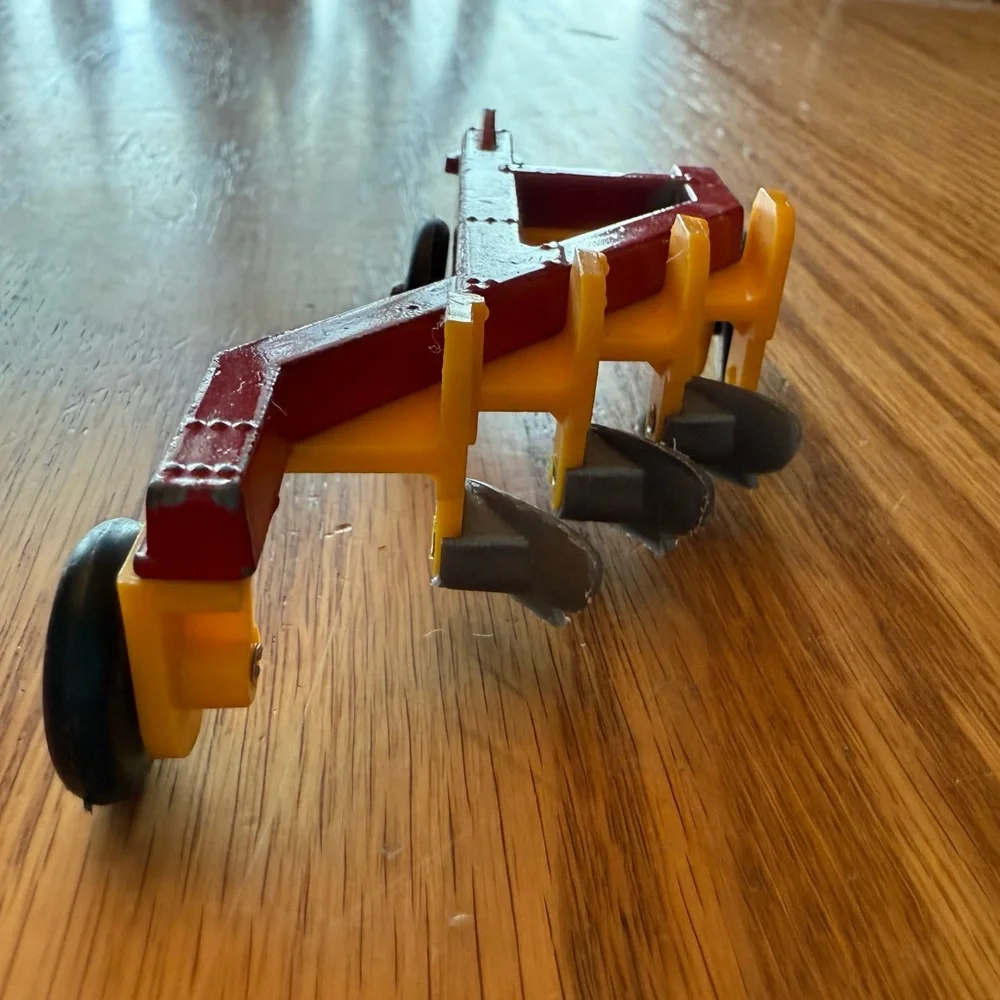 Vintage Toy Farming Tractor Plow